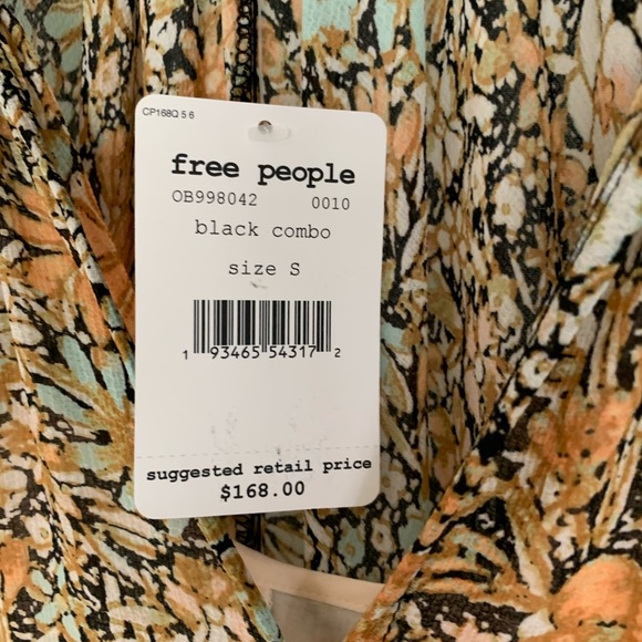 Free people feeling groovy dress in black combo - Picture 4 of 5